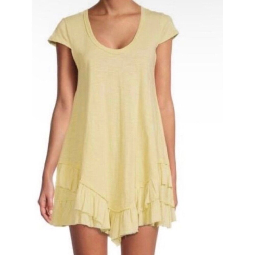 AREA STARS Pale Yellow Tunic Dress